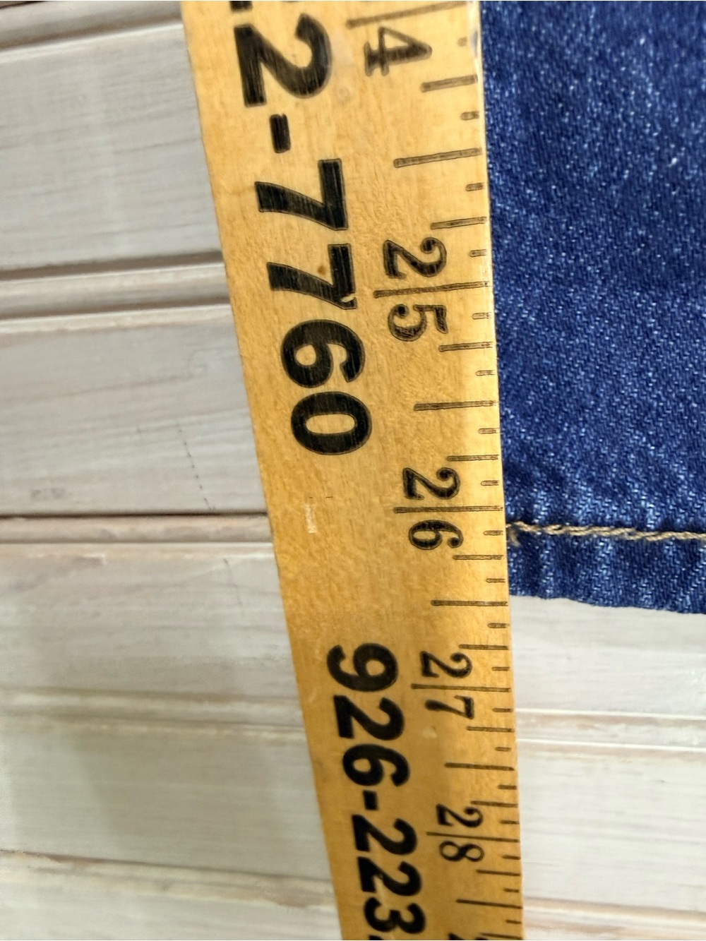 Levi's Middy Wide Leg Ankle Jeans in Deep Blue Women’s 14 NWOT - Picture 5 of 12